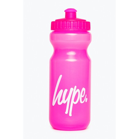 Hype Water Bottle Pink Script